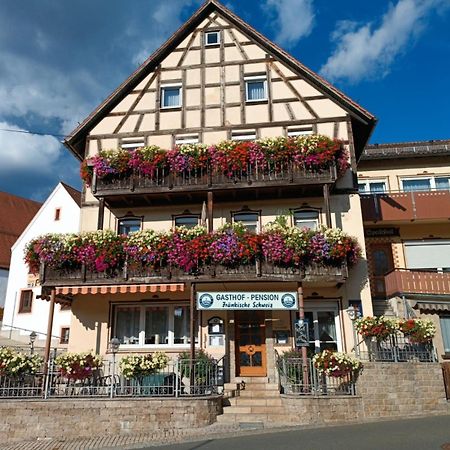 Gasthof-Pension Fraenkische Schweiz Obertrubach ภายนอก รูปภาพ
